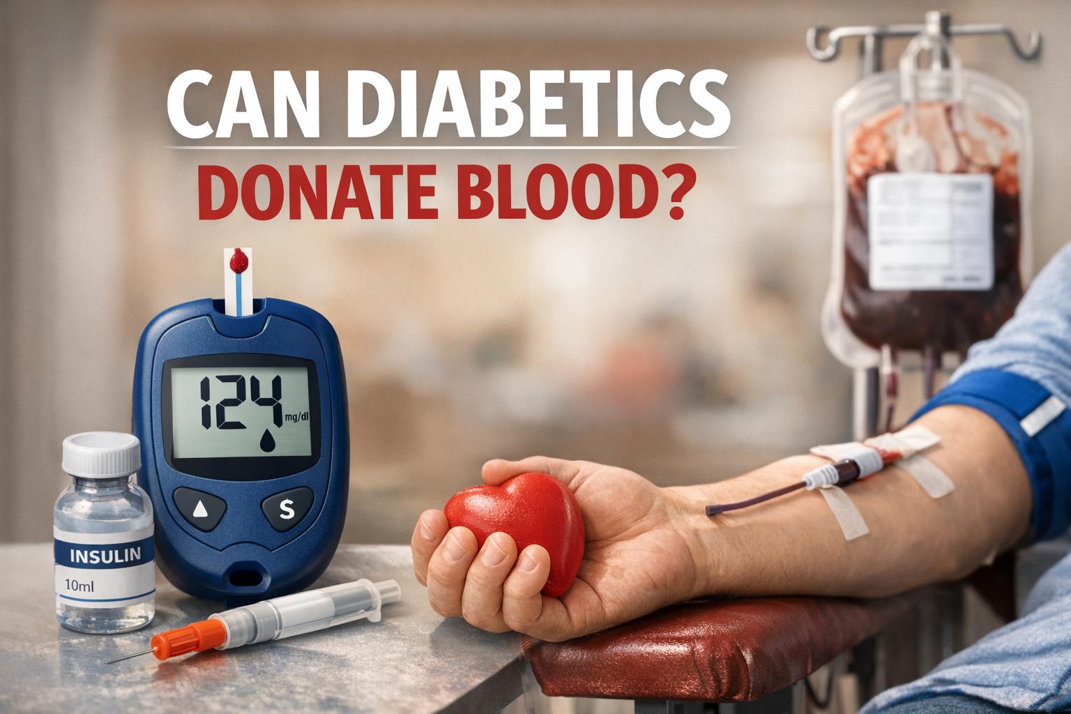 Can Diabetics Donate Blood?