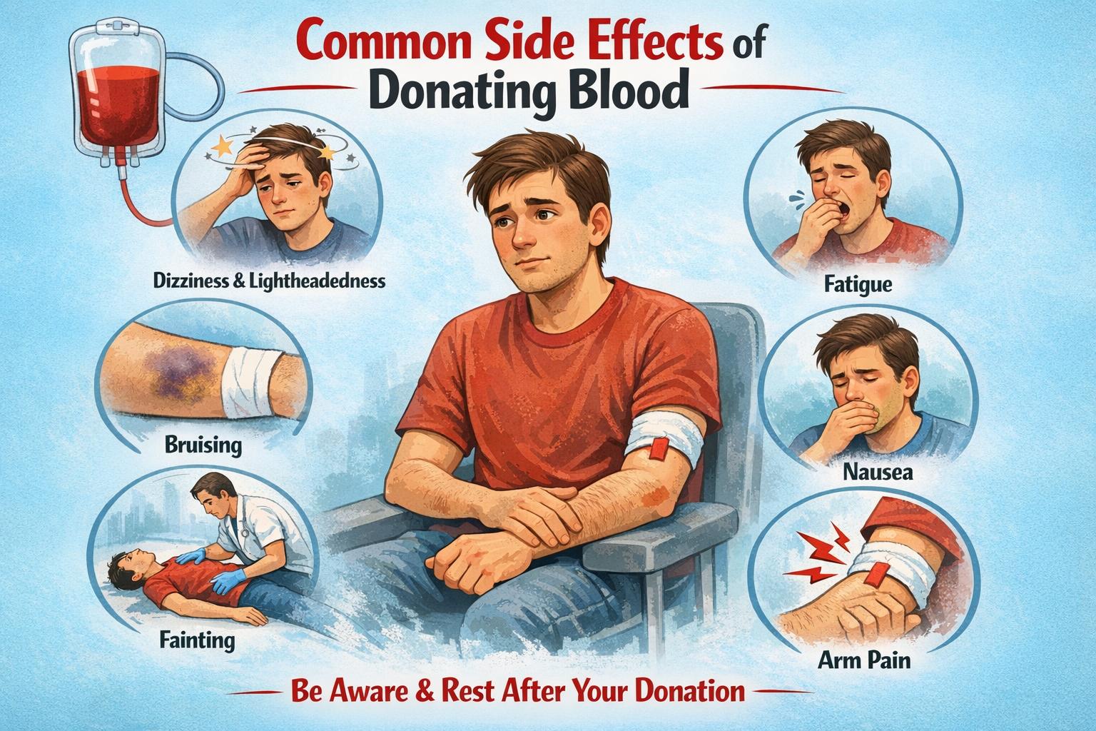 Common Side Effects of Donating Blood
