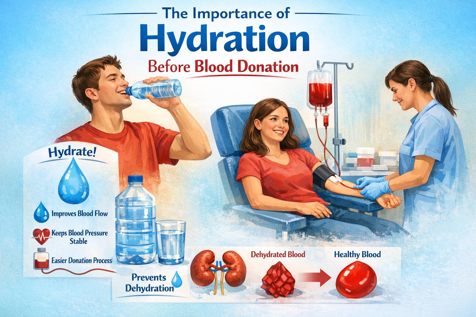 The Importance of Hydration Before Blood Donation