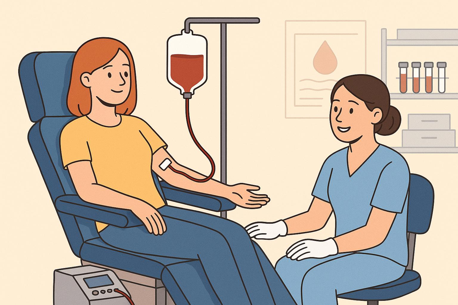 What Happens During a Blood Donation Session?